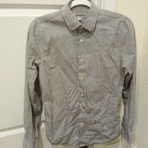 Small, extra slim fit Express Button Up